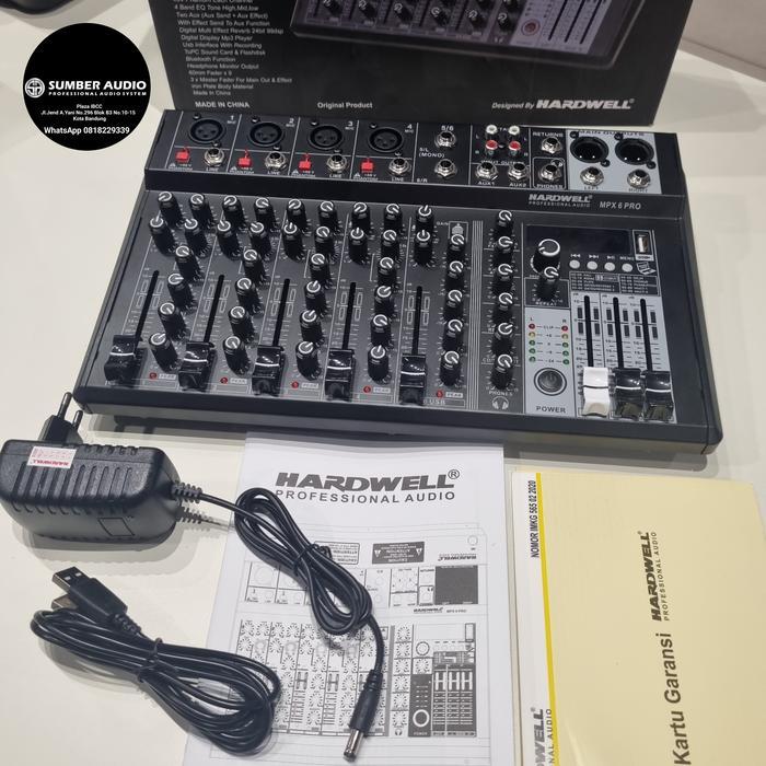 Mixer Hardwell MPX 6 | Hardwell MPX6 | Mixer 6 Chanel Bluetooth Pc