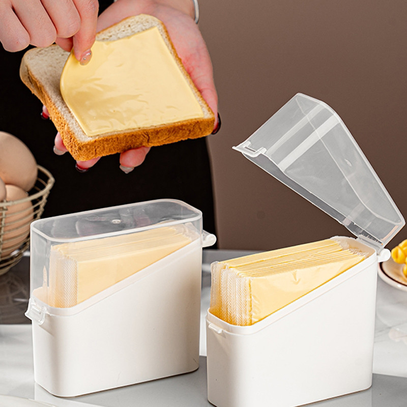 kotak penyimpanan di pintu kulkas Organizer Sayuran dapat bertahan lama Kotak Sekat Pintu Kulkas cut