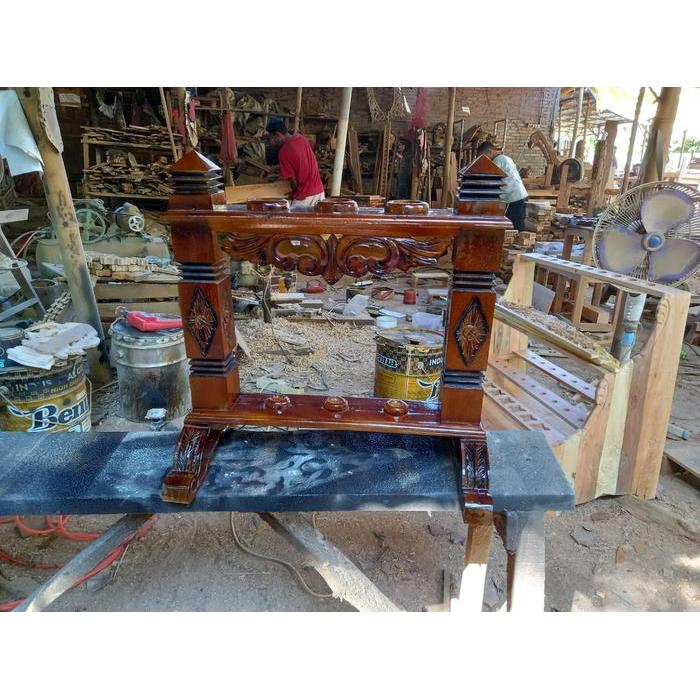 termurah jagrak keris isi 3 ukir bali kokoh jati asli finishing produk