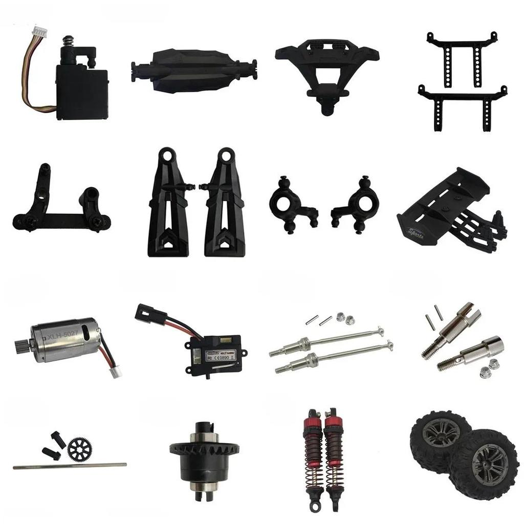 XLH XINLEHONG 9130 9135 9136 9137 9138 1/16 RC Car Spare Parts fferential Shock Absorber Swing Arm D