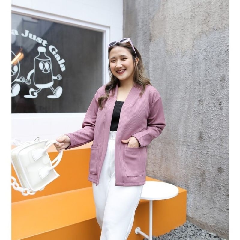 Promo~[ Accessoris Trend Muslim ] Erra Cardigan Knit Outer