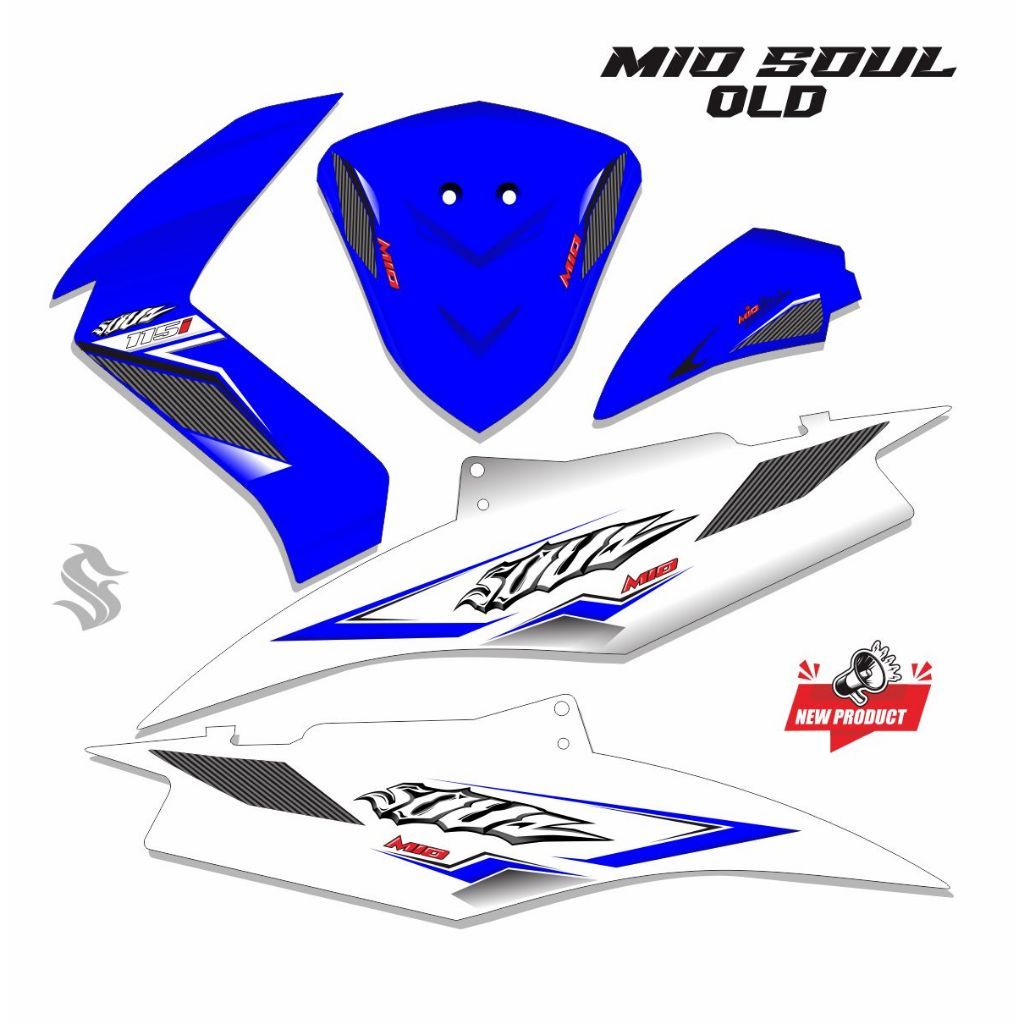 STICKER Sticker mio soul old / striping matic mio soul lama