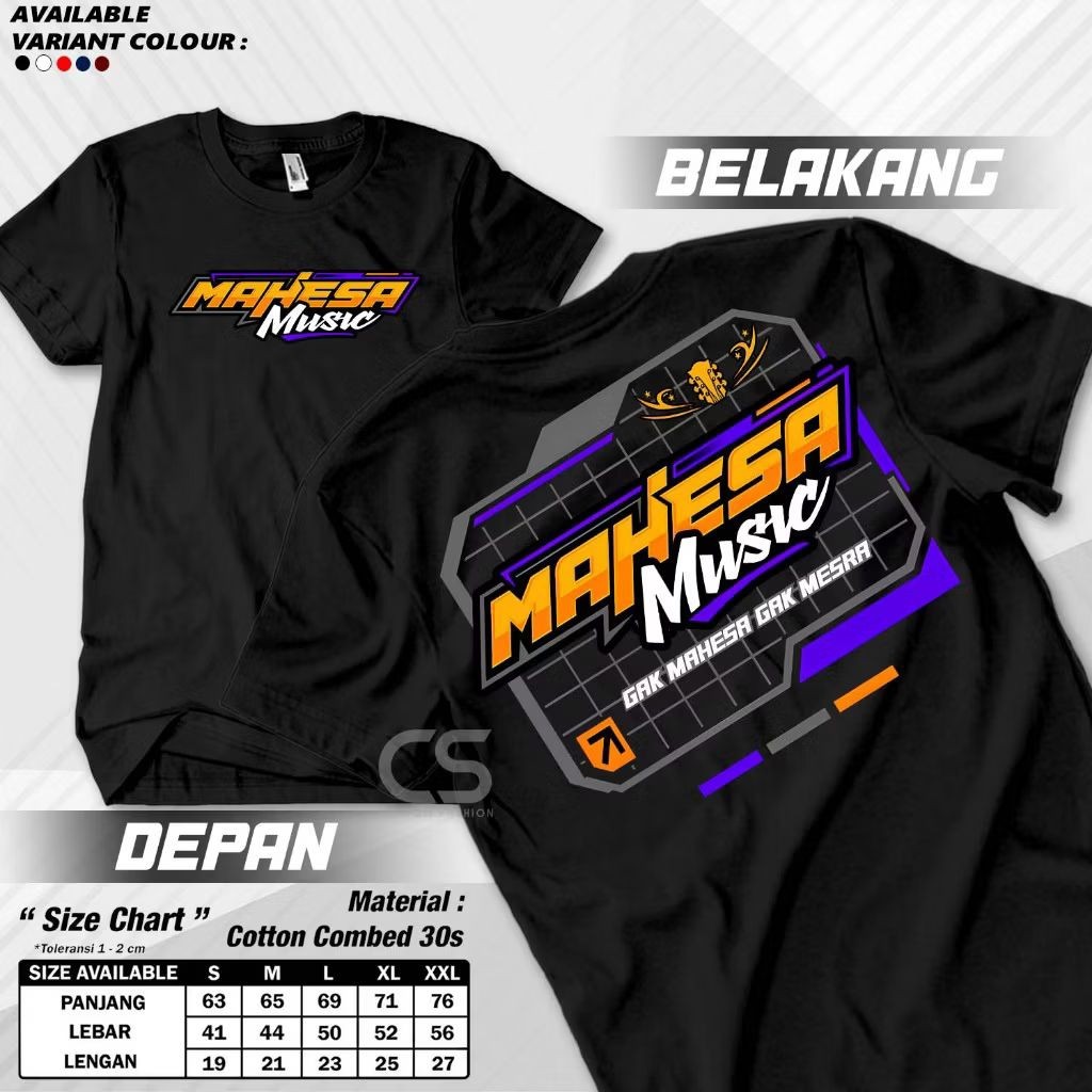 Kaos Sound Mahesa Music Dangdut Distro Unisex Kaos Pria Kaos Wanita
