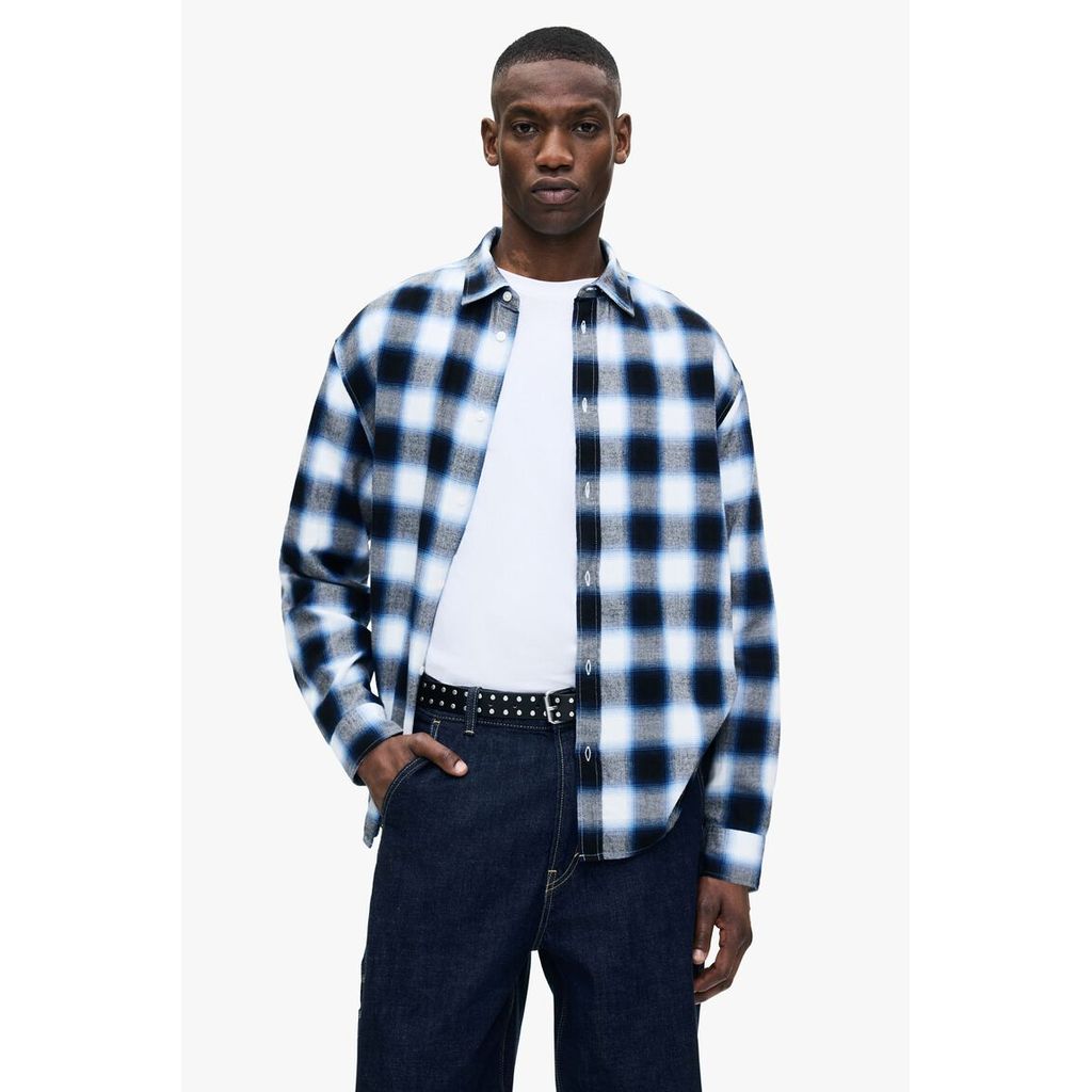 H&M Pria Kemeja Flanel Longgar 1289476