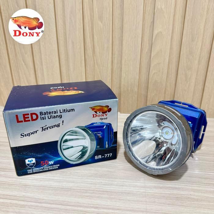 Senter Kepala Dony SR-777 Super Terang  - Putih