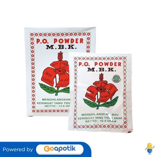 Mbk P.O Bedak Powder Putih 1 Sachet
