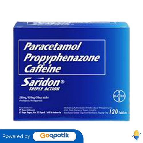 Saridon Box Isi 120 Tablet