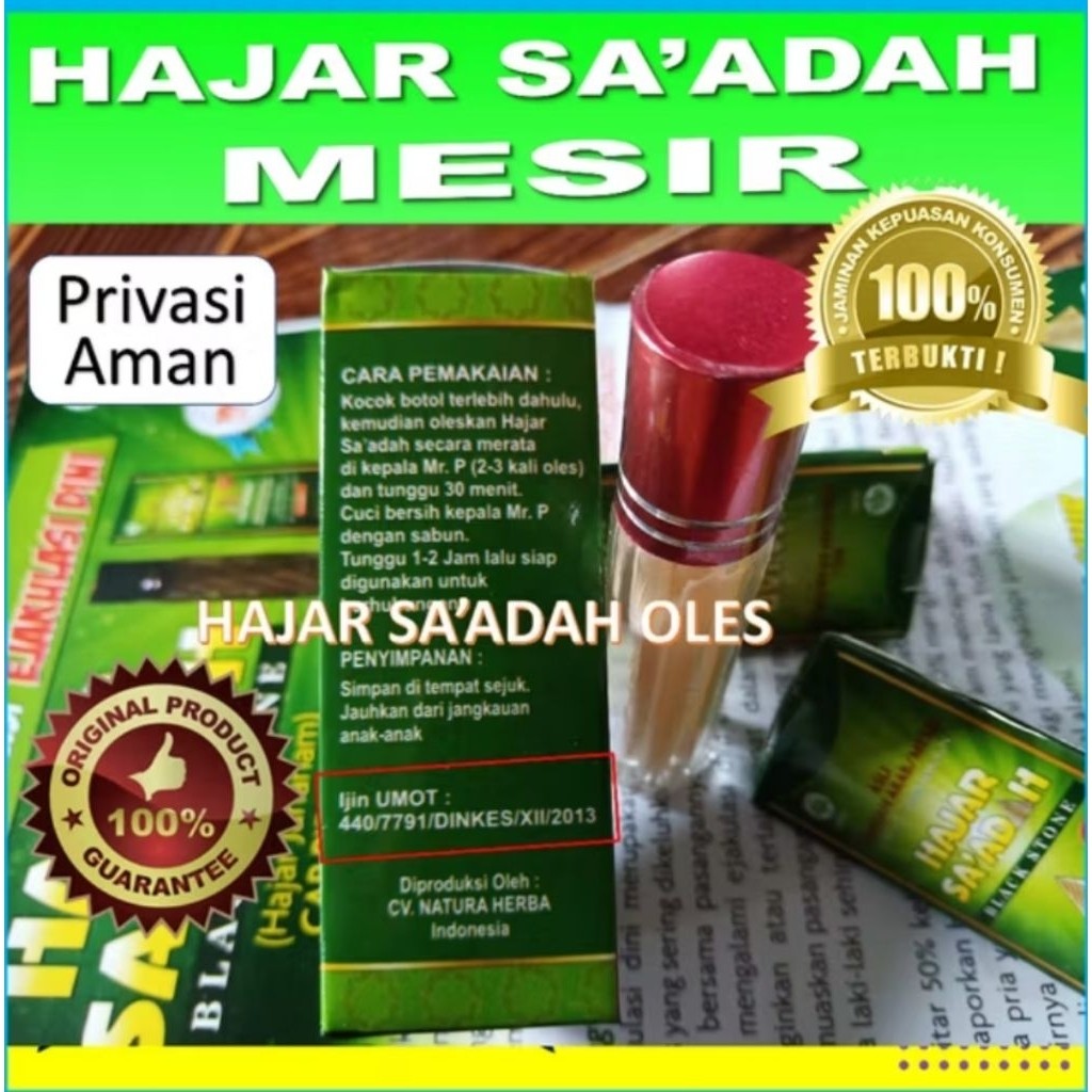 PROMO BISA COD Hajar Jahanam Saadah Mesir Original Premium Minyak Oles Ijin UMOT Terbukti Ampuh