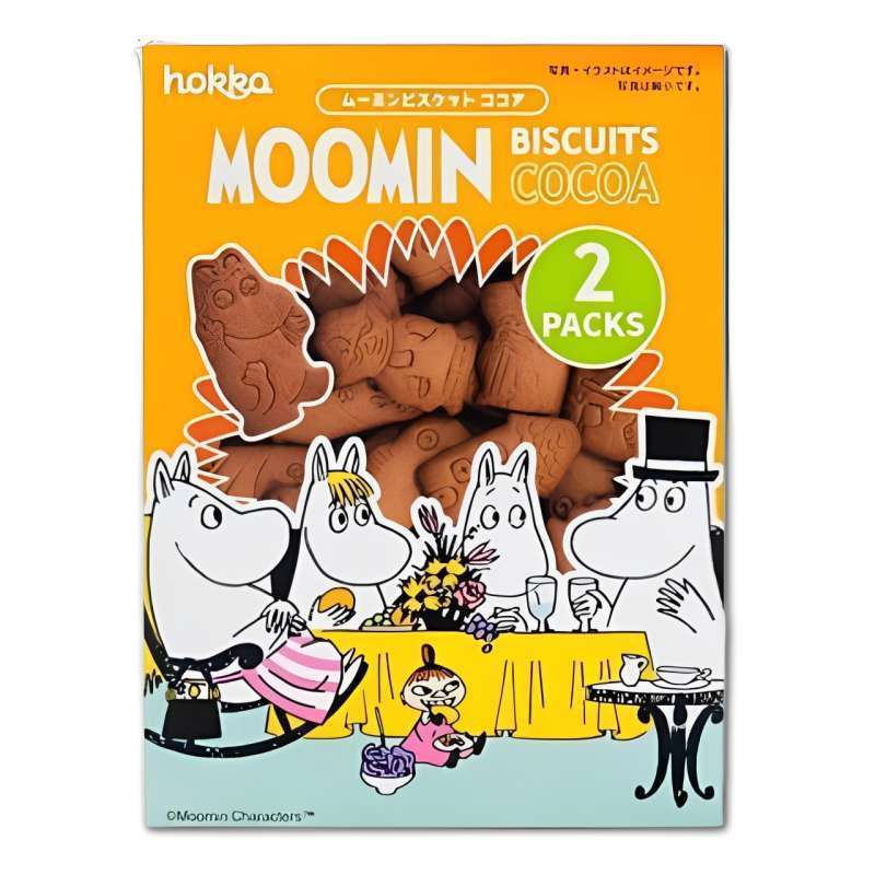HOKURIKU MOOMIN VALLEY COCOA BISCUIT 72GR