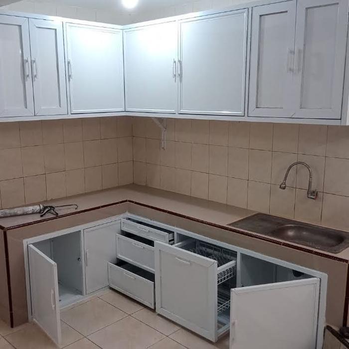 promo kitchen set minimalis atas bawah