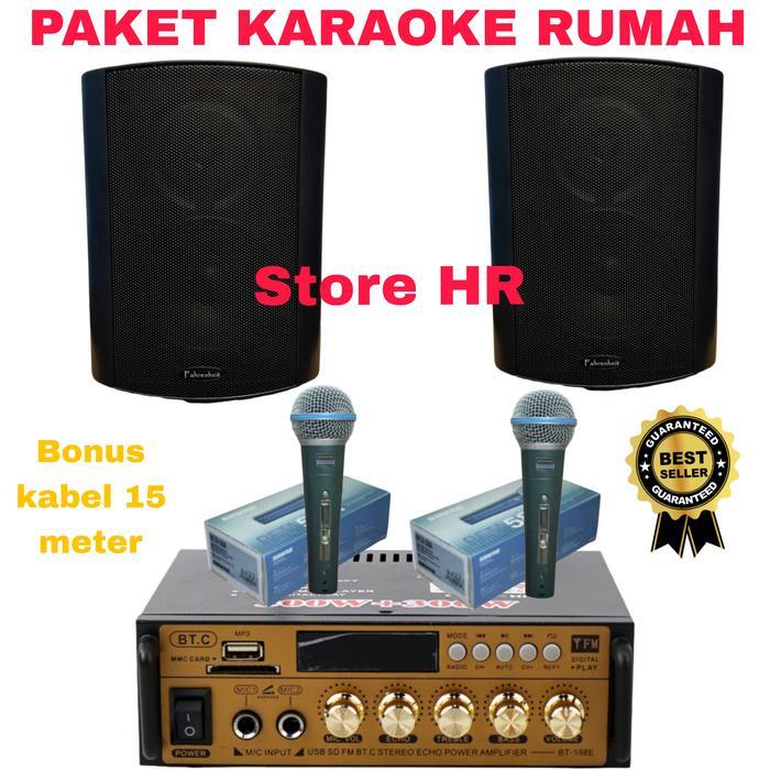 PAKET KARAOKE RUMAH SIMPLE 5 INCH / PAKET KARAOKE KELUARGA ( Paket 2 )