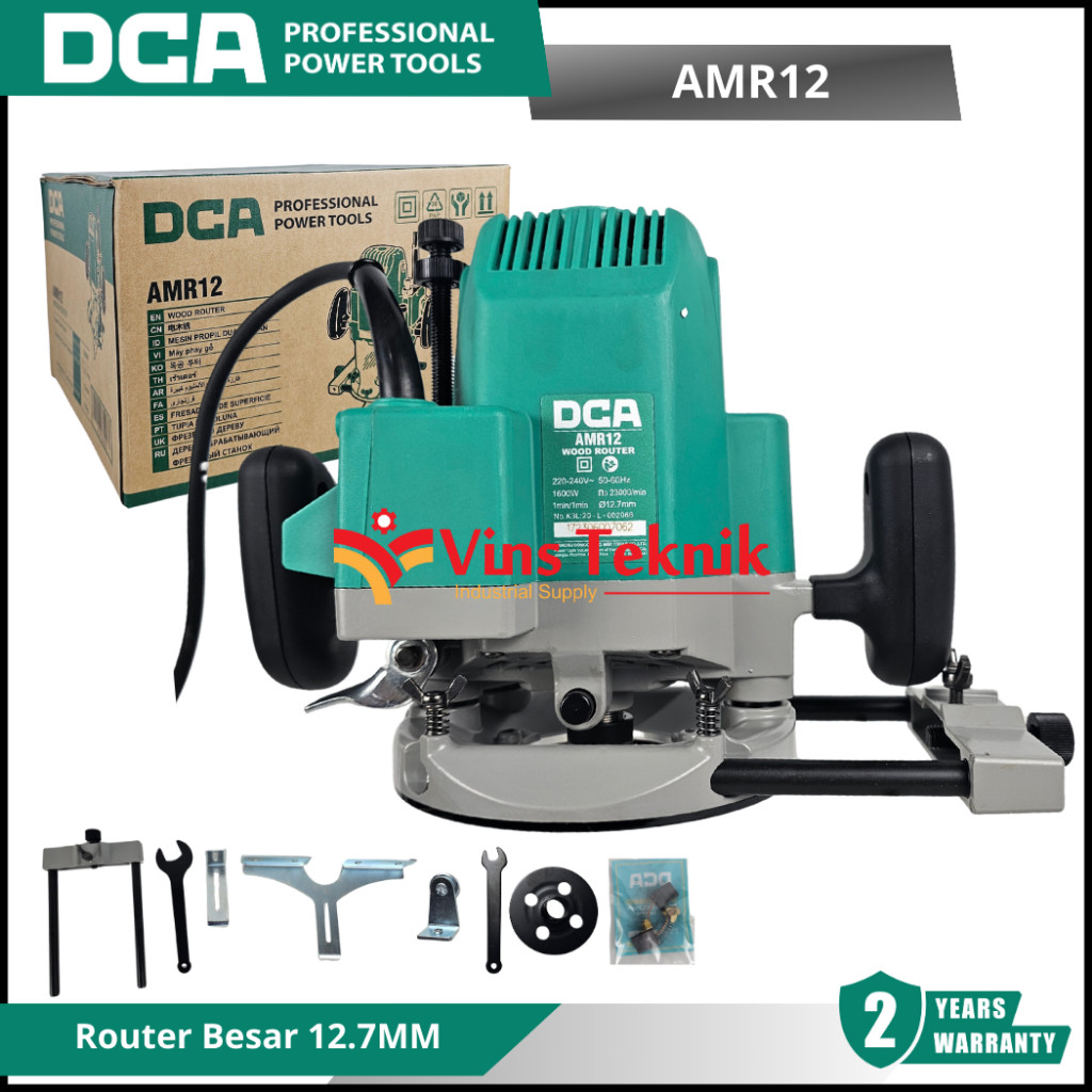 Mesin Profil Kayu Wood Trimmer Router Besar DCA AMR12 AMR 12