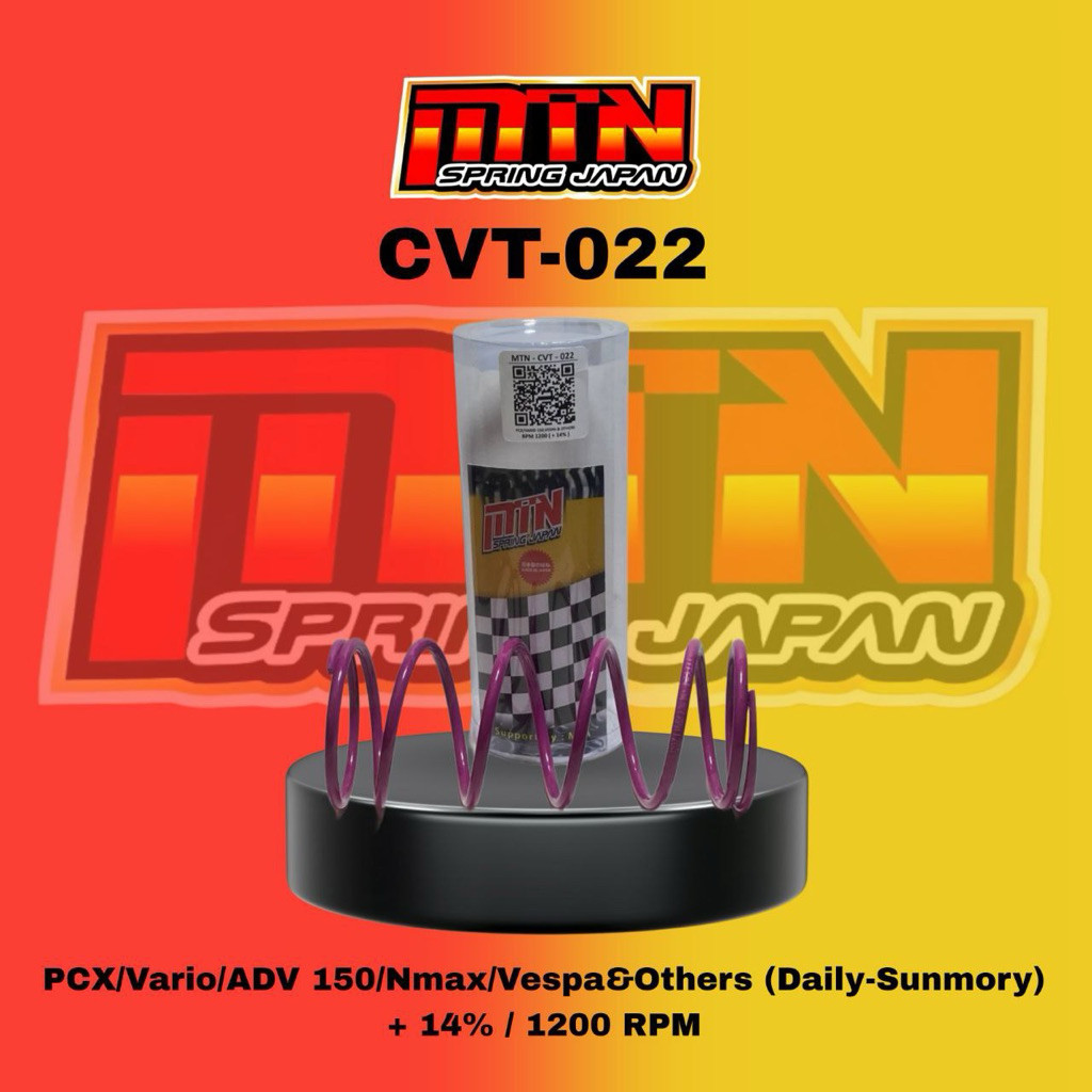 Per CVT 1200 Rpm Vario 150, PCX, ADV ,Vespa 1200 RPM Daily-Sunmory Original MTN Spring Japan CVT-022