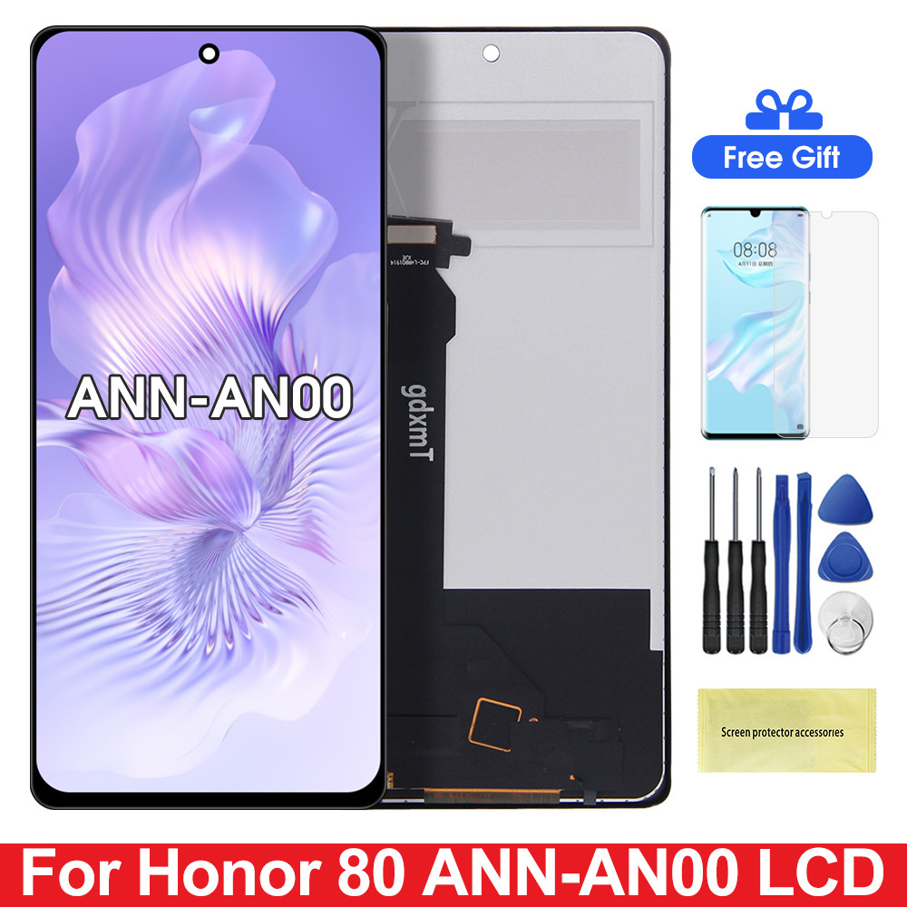 TFT Tested For Huawei Honor 80 ANN-AN00 LCD Tou Screen splay gitizer Assembly For Honor 80 LCD Repla