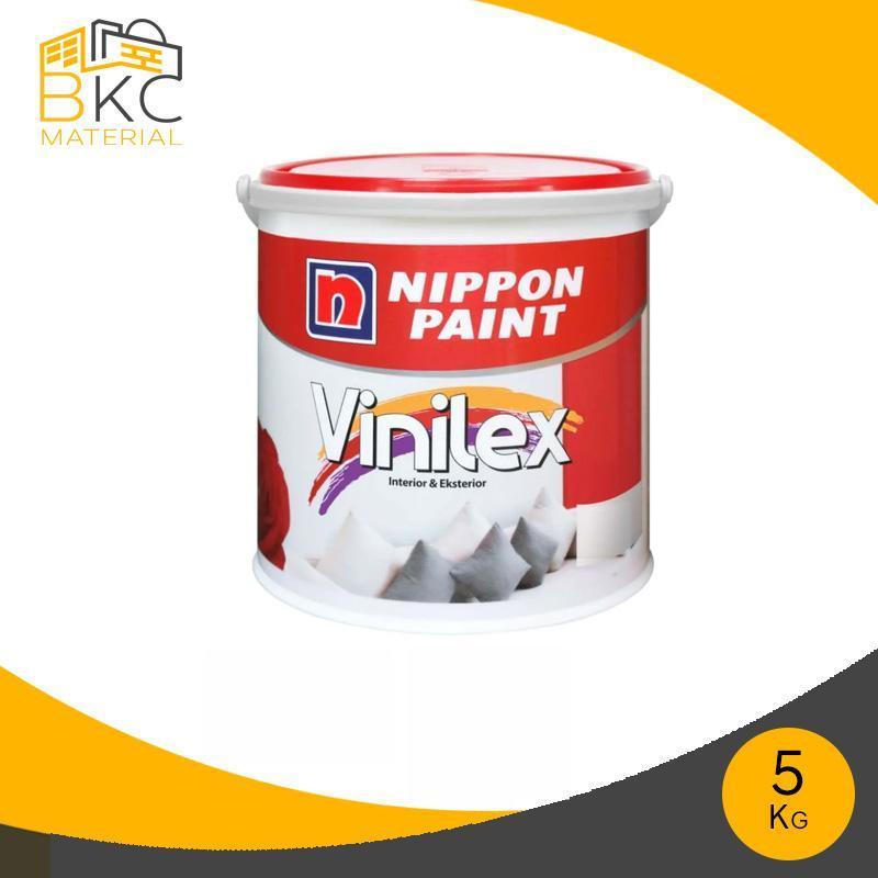 Cat Tembok NIPPON PAINT Vinilex Interior dan Eksterior 955A Lady Pink 5 kg (Galon)