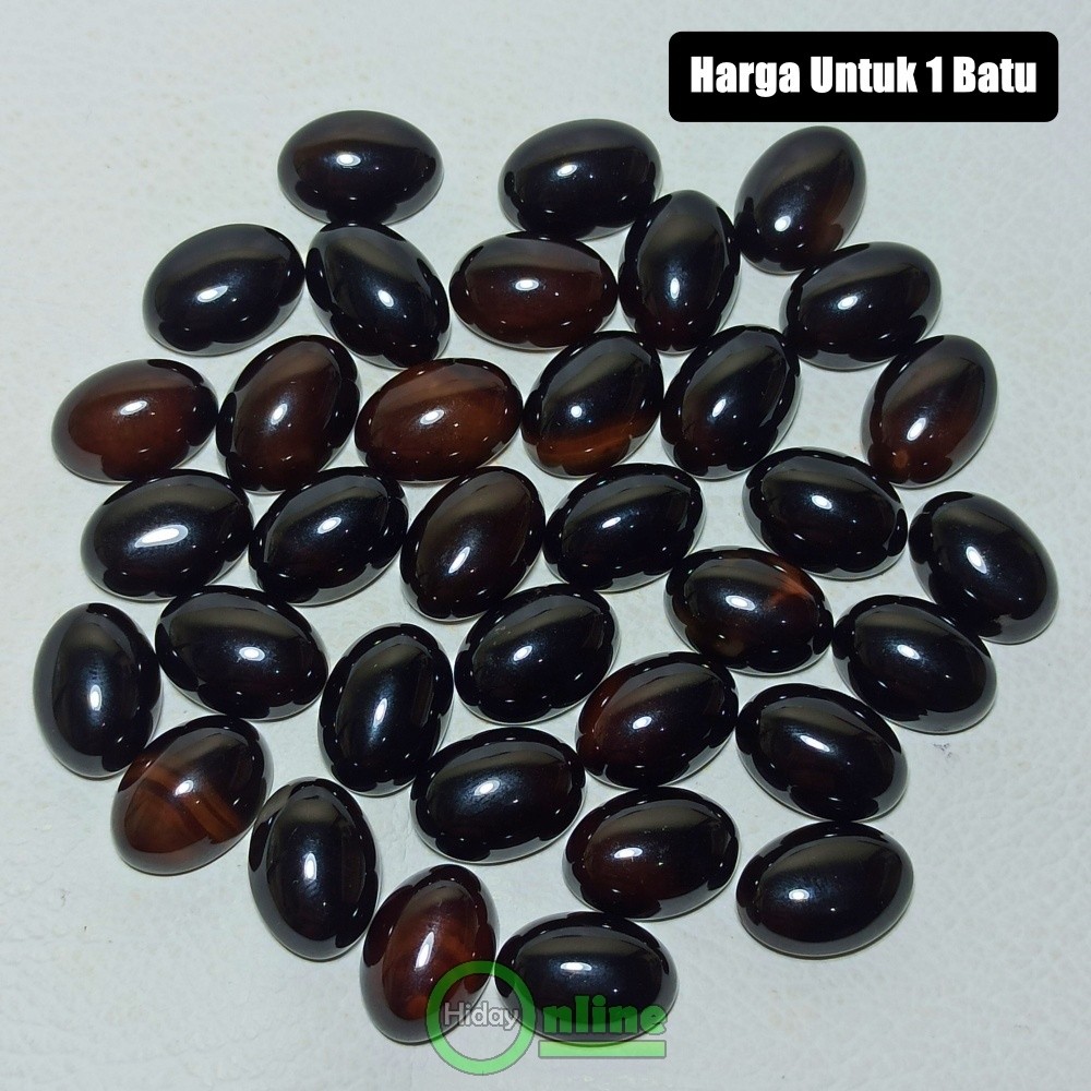 NATURAL AKIK SULAIMAN YAMAN WULUNG HITAM LEBIH PEKAT