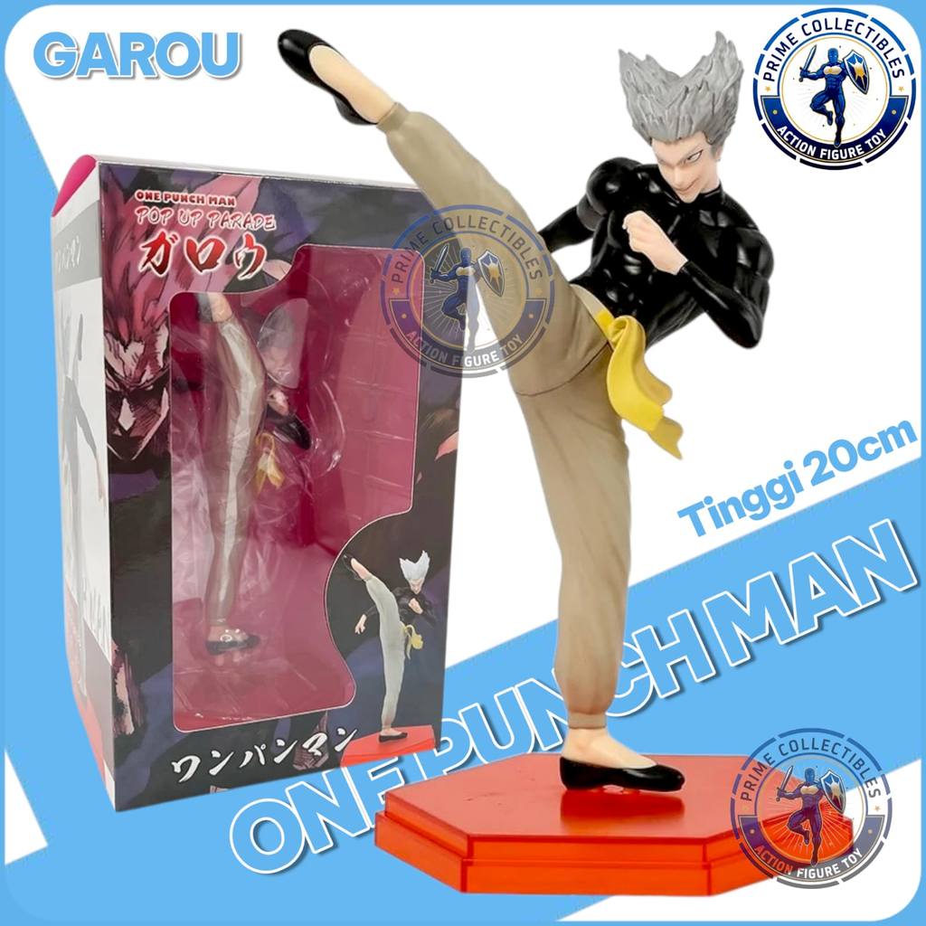 Action Figure One Punch Man Garou Kick 20cm By POP UP Parade PVC Anime