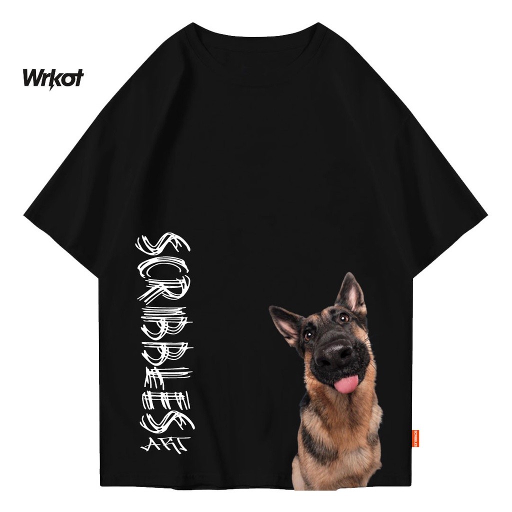 Workout Stretwear X Scribbles Kaos Oversize Original Workout Basic Hate