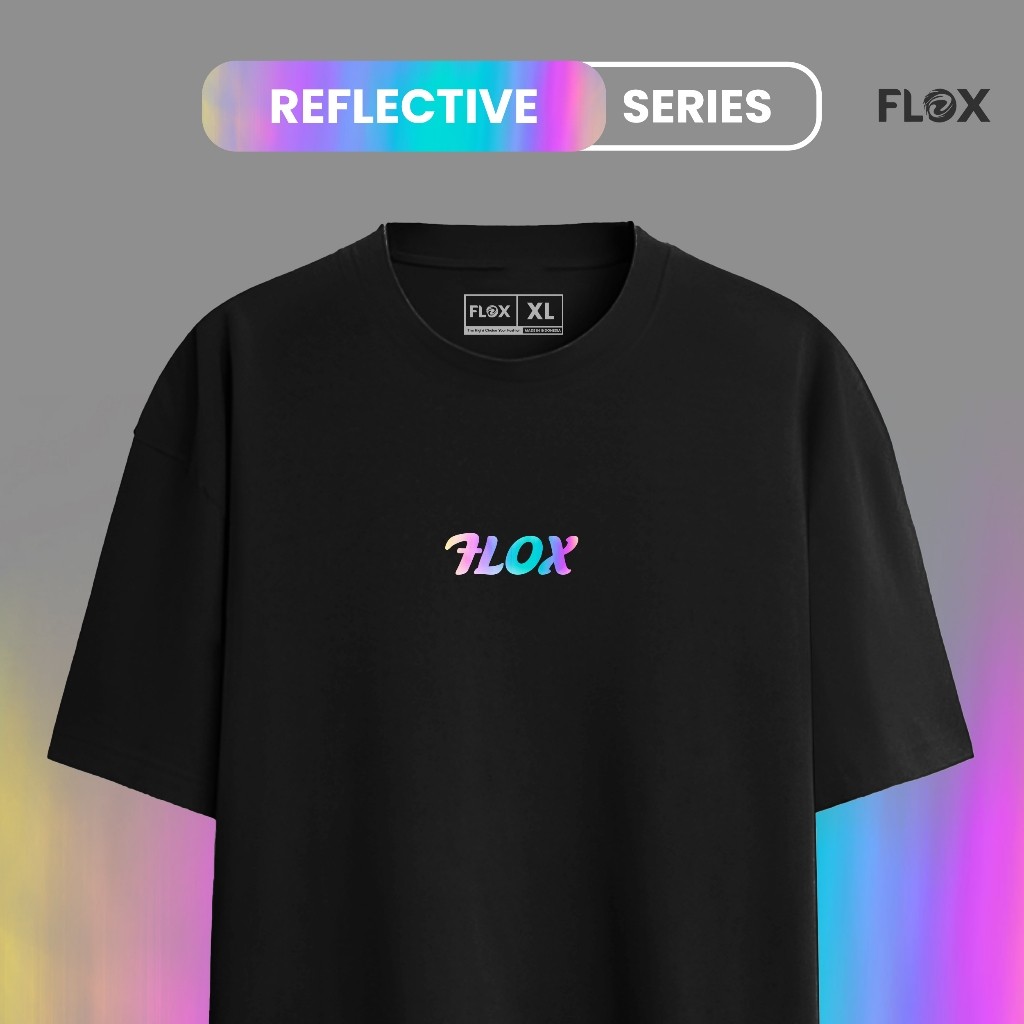 (COD) FLOX Kaos Bwose Nyala | Kaos Distro Oversize | Kaos Glow in the Dark | Kaos Reflektif | OV-FRL