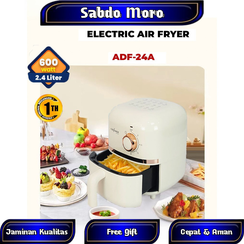 Air Fryer Advance low watt 600W Penggorengan penggorengan tanpa minyak