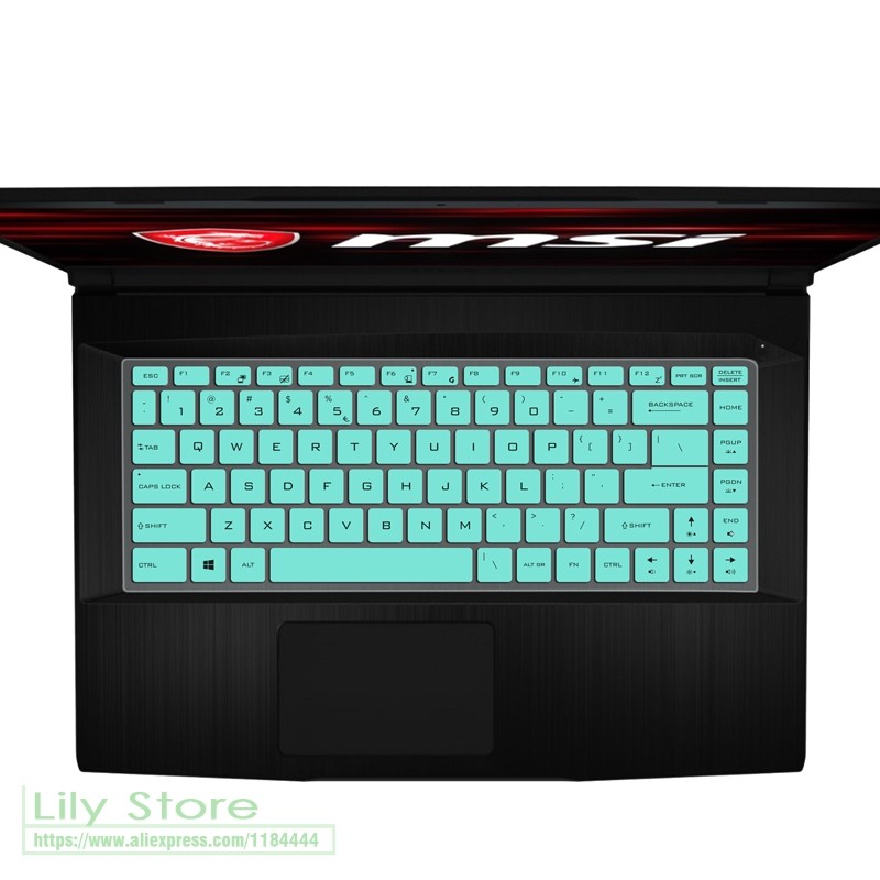 Silicone keyboard Keyboard Skin Cover For MSI GF63 PS42 PS63 P65 GS65  8RD 8RE 8RB 8RCX 8RE014CN  15