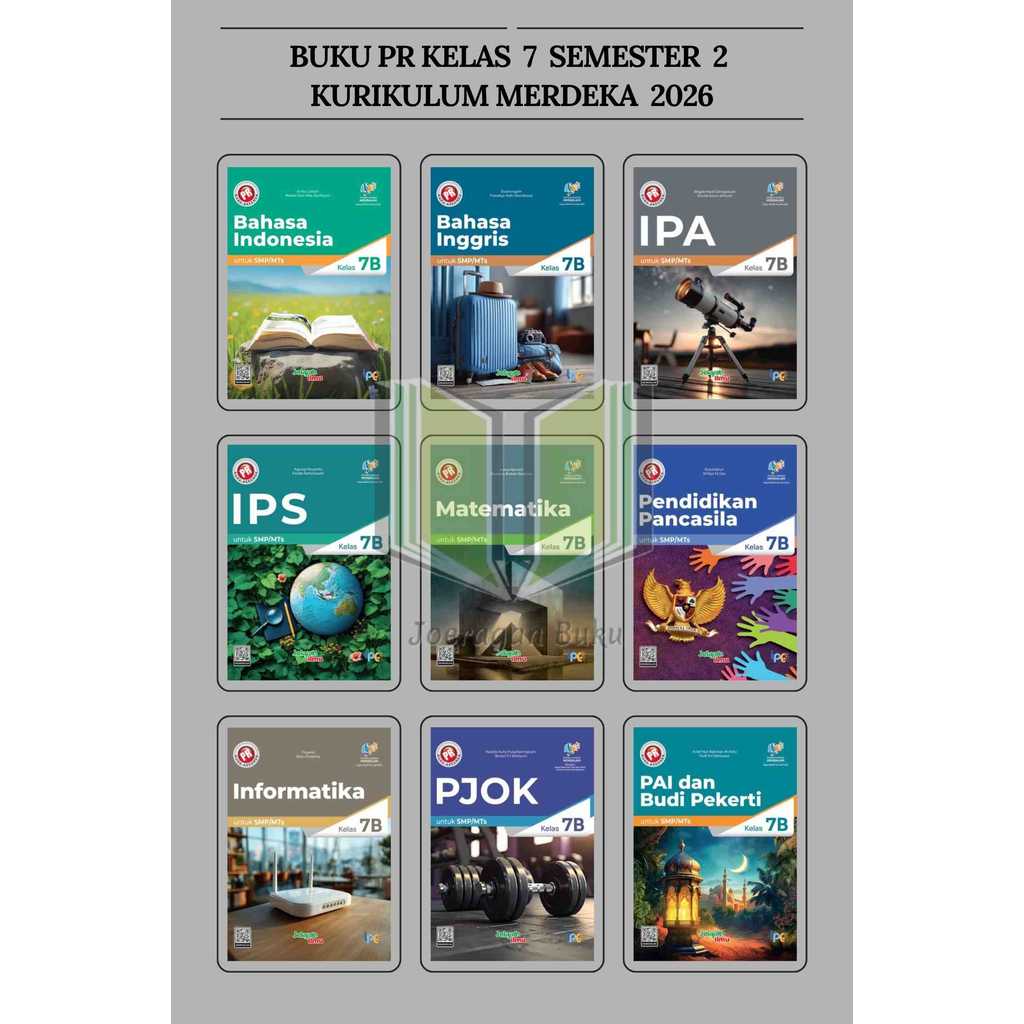 Buku PR/LKS SMP Kelas 7 Semester 2 Penerbit Intan pariwara Terbaru 2026
