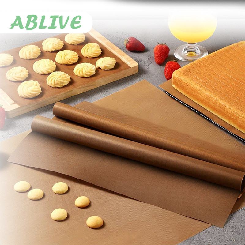 40x60cm Kain Teflon Anti Panas Teflon Sheet Mesin Press Kain Teflon Sealler Kertas Roti Alas Panggan