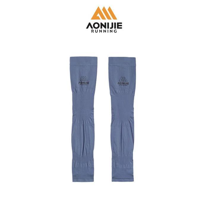 layangabang Aonijie E4122 Arm Sleeve - Manset Kaos Tangan Lari Sepeda Outdoor Original - Blue
