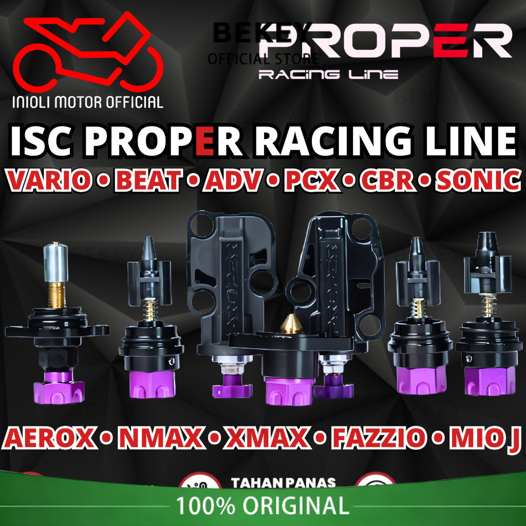 ISC MANUAL AIR SCREW PROPER RACING LINE VARIO PCX ADV BEAT AEROX NMAX XMAX LEXI SONIC CBR SUPRA GTR 