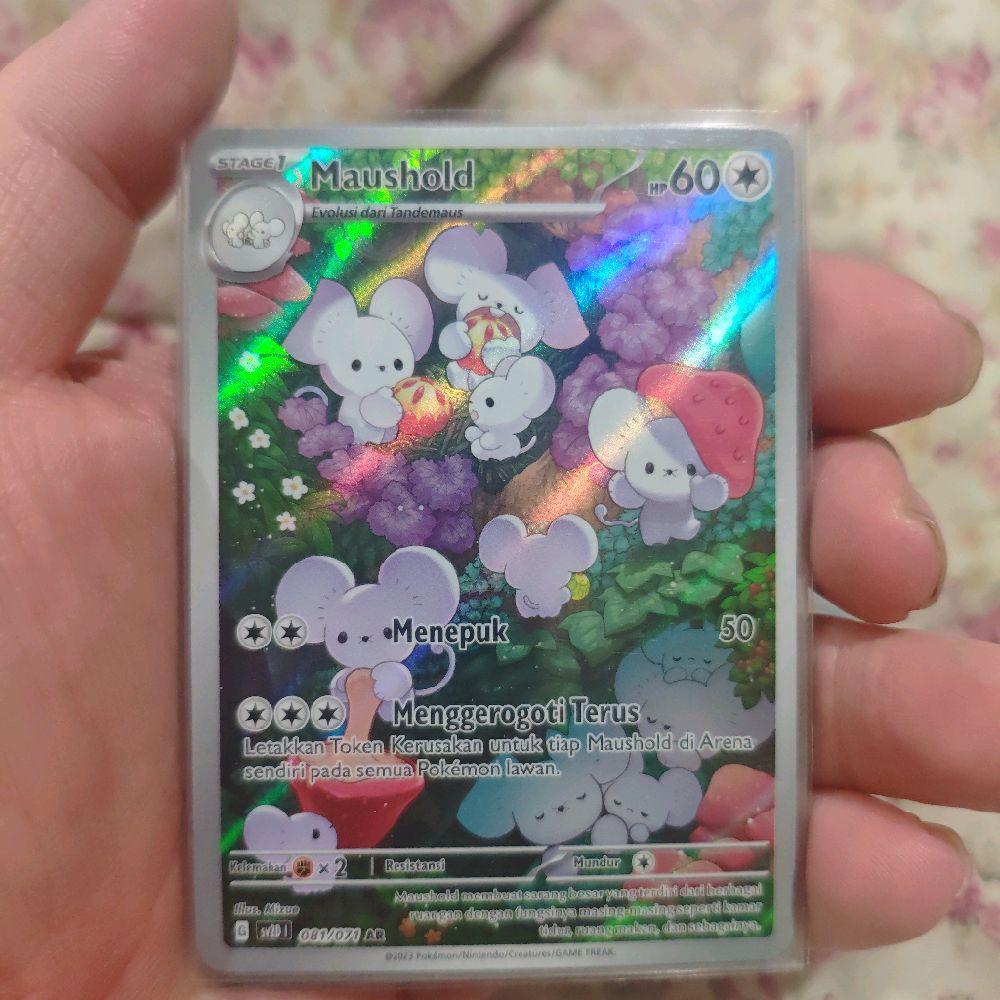 Maushold SV2D AR 081/071 tcg pokemon indo