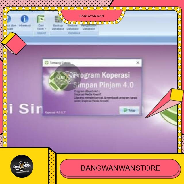 Program aplikasi software Koperasi V.4.0 Full Unlimited Keygen