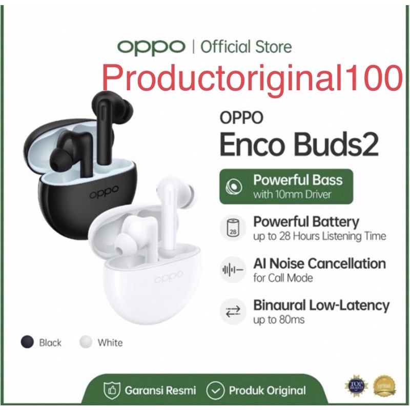 Oppo Enco Buds 2 ORIGINAL GARANSI RESMI Ori