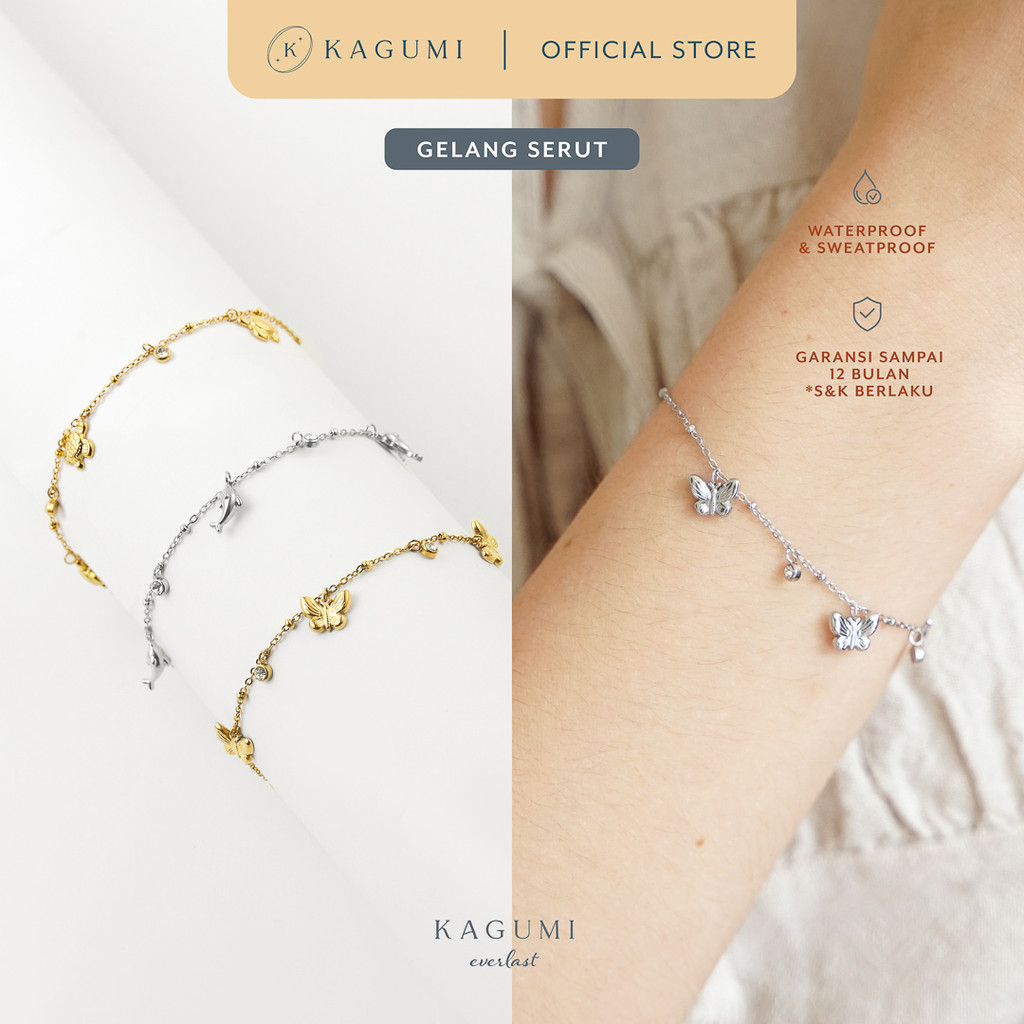 KAGUMI Everlast - Maldives Bracelet | Gelang Serut Titanium Wanita