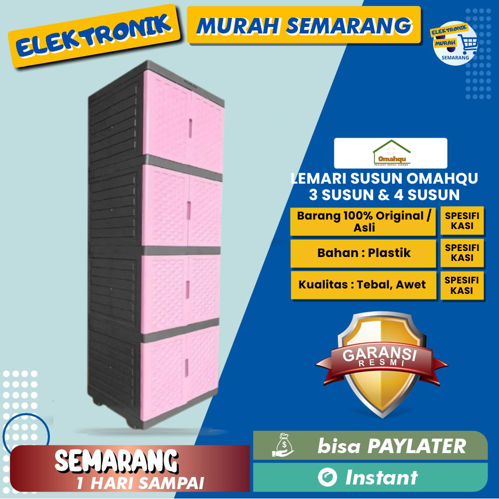 LEMARI PLASTIK TEBAL 4 / 5 SUSUN OMAHQU