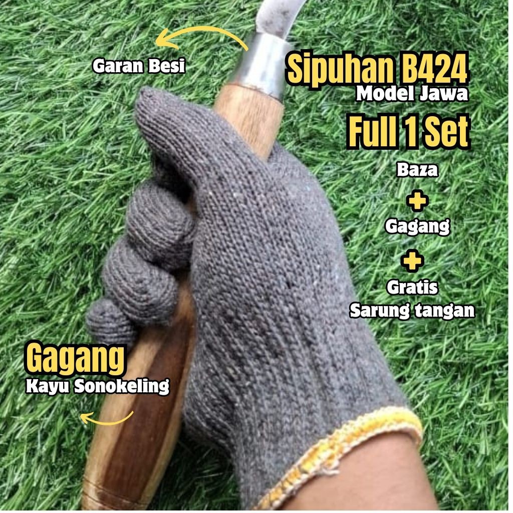 Peralatan Tani Arit Rumput Super Tajam ORI Model Jawaan Siap Pakai