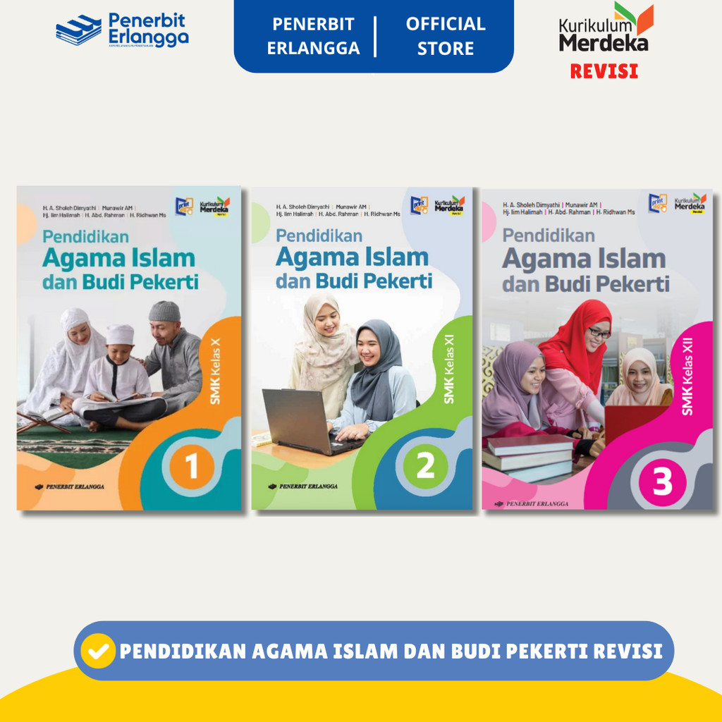 [Erlangga Official] Pendidikan Agama Islam Smk/Mak Kelas 10 11 12 Kurikulum Merdeka