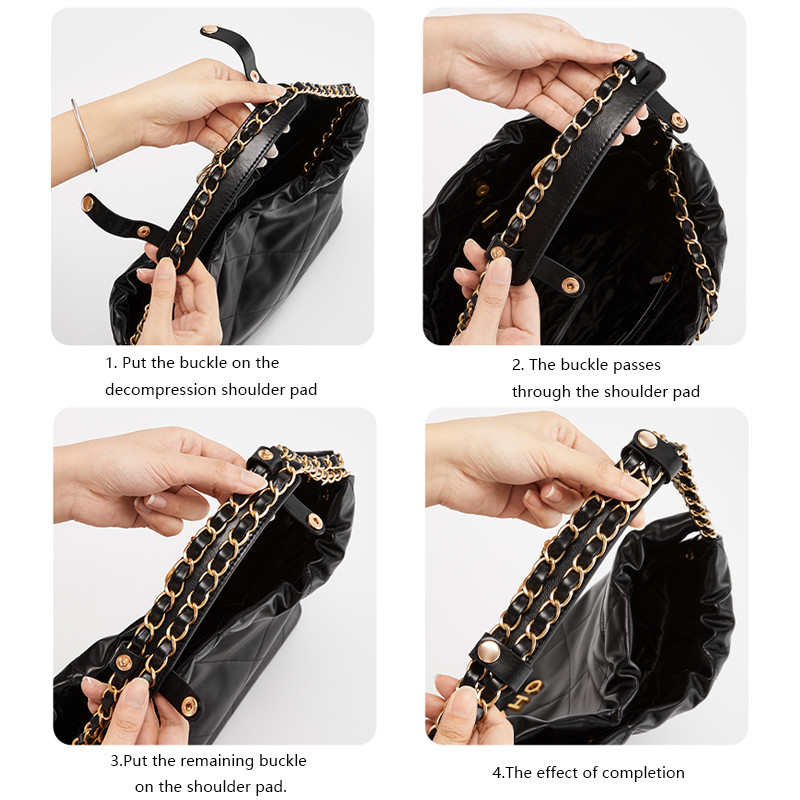 Bag Shoulder Pads For Chanel 22 Decompression Anti-strangulation Shoulder Rest Wide Leather Bag Stra