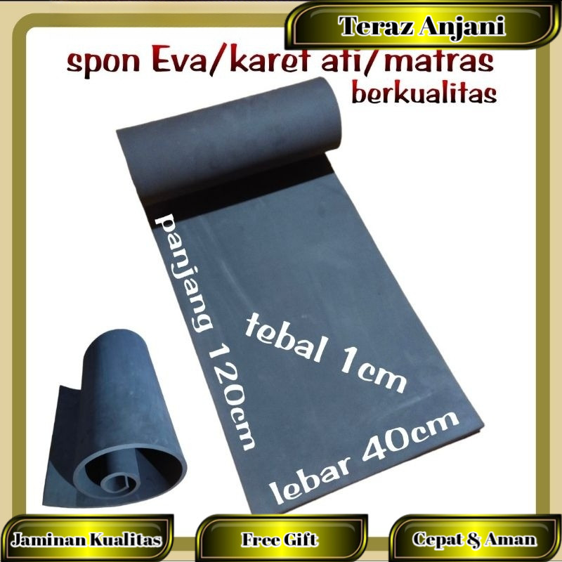 karet spon ati/spon Eva tebal 1cm