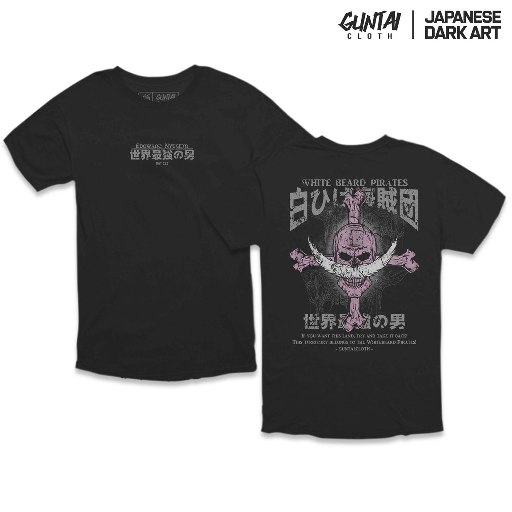 kaos one piece shirohige | kaos one pice pria | baju kaos anime one piece | kaos one piece jumbo | k