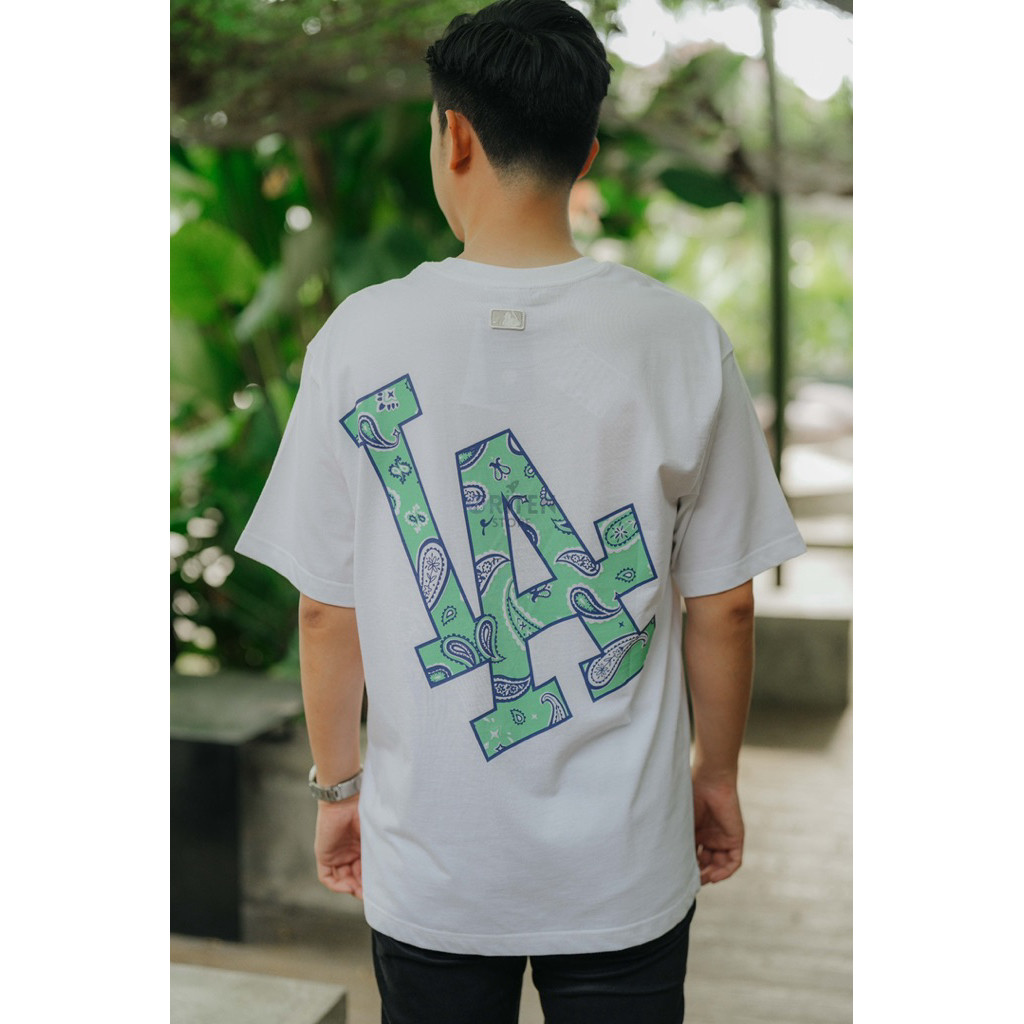 (COD) MLB Korea LA Los Angeles Summer Tee White Original