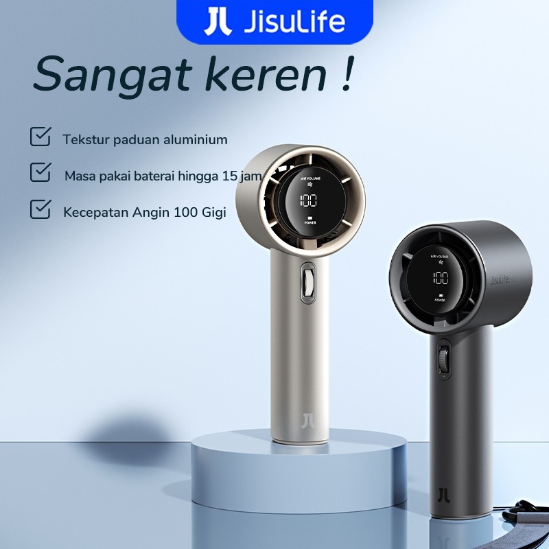 JISULIFE Kipas Mini Portable//kipas jisulife//senter//kipas angin turbo//kipas angin jisulife//COD