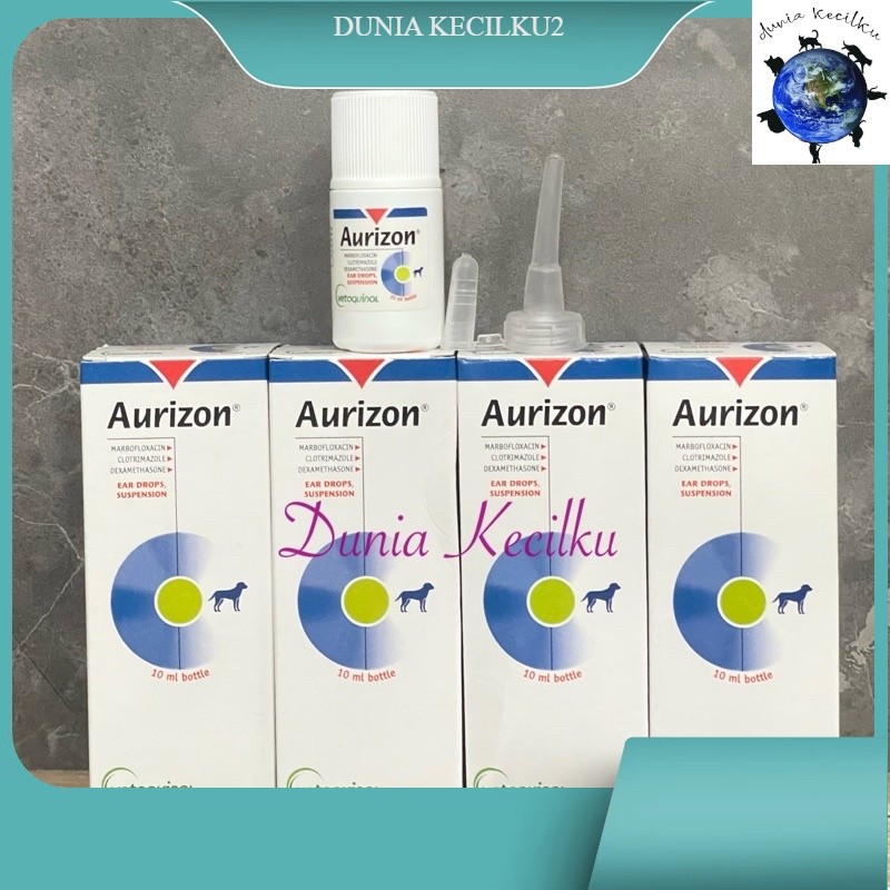 Aurizon Ear Drop Suspension 10ml Obat Tetes Telinga Anjing