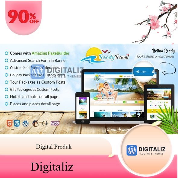 Trendy Travel – Tour Travel WordPress Agency Theme