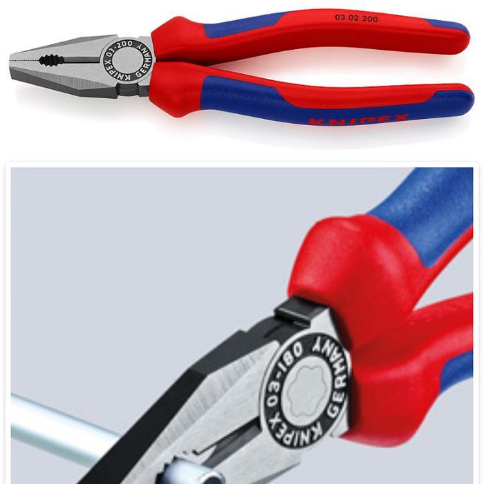 KNIPEX 03 02 200 Tang Kombinasi 200 mm Combination Plier