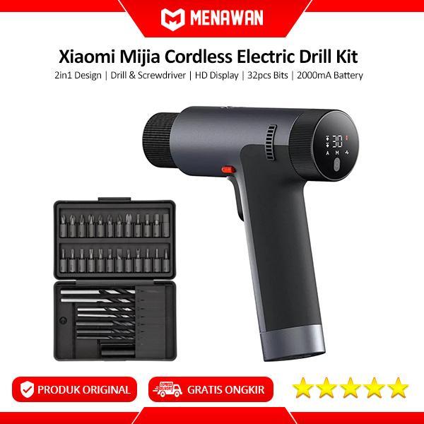 Xiaomi Mijia Cordless Electric Drill Screwdriver Kit Bor Obeng Listrik