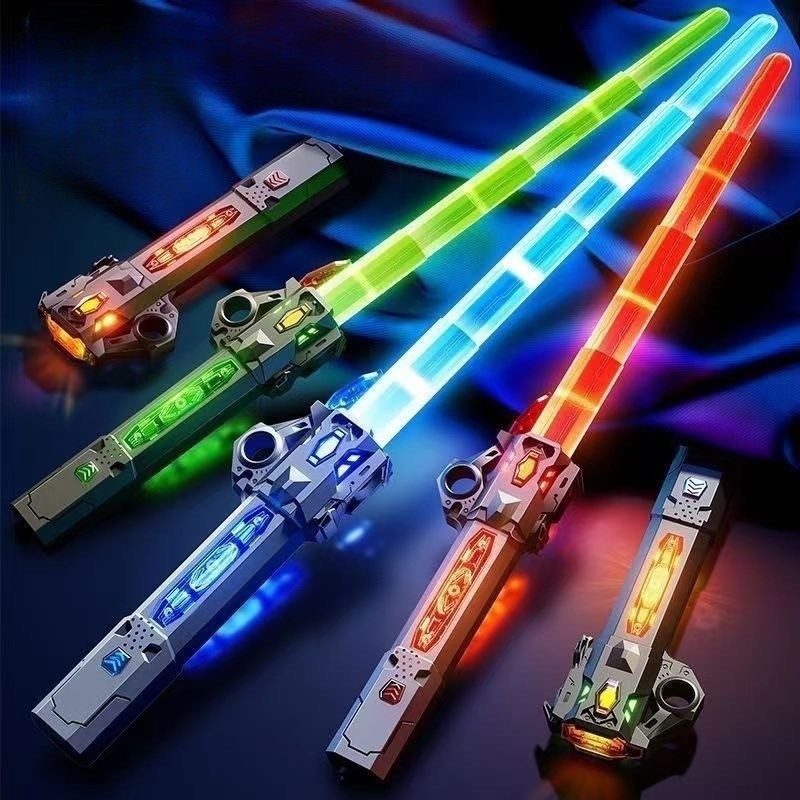 Mainan Anak LIGHT SABER TELESCOPIC Mainan Pedang Laser Light Saber LED Lampu Anak LED