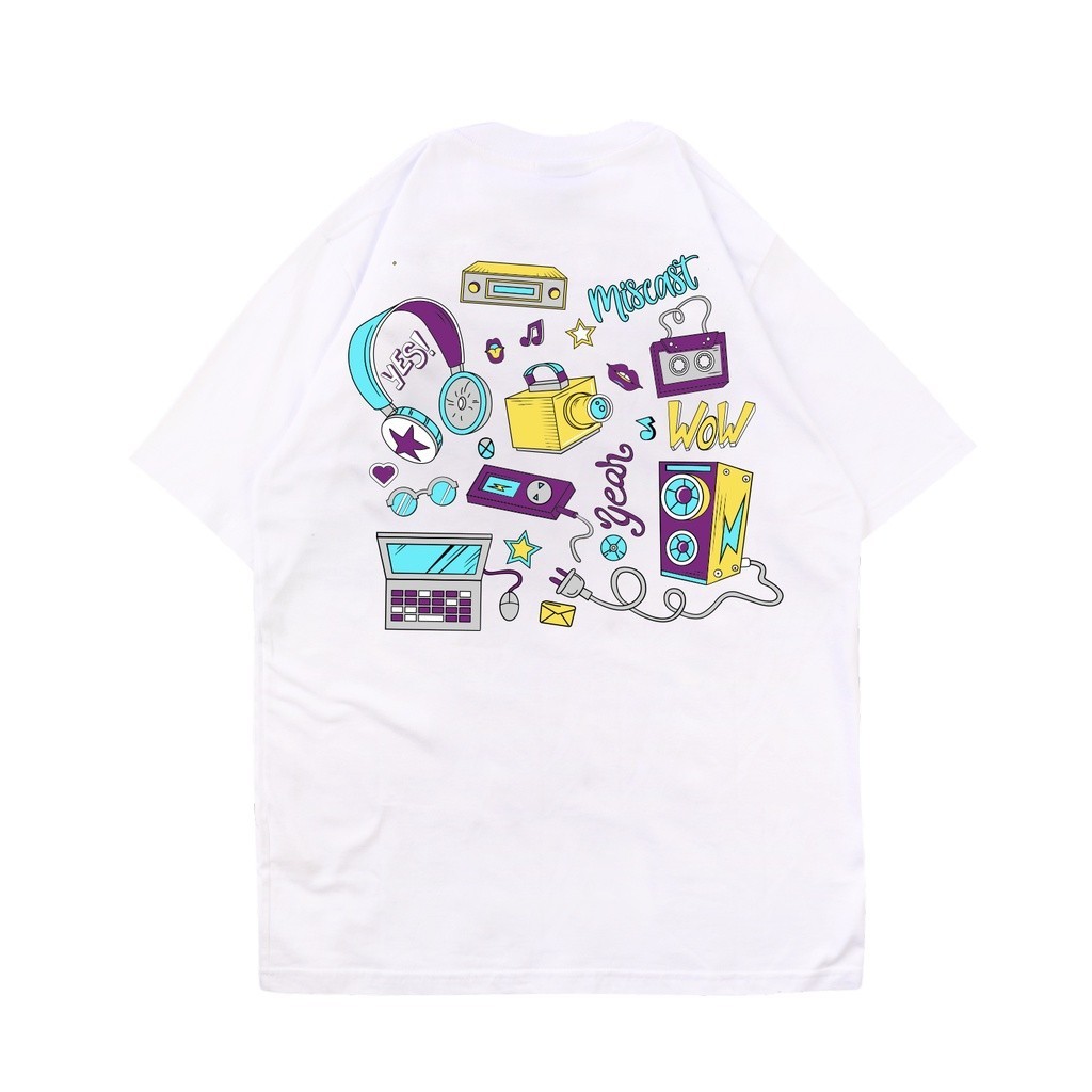 Miscast Kaos - Dazzle - Putih