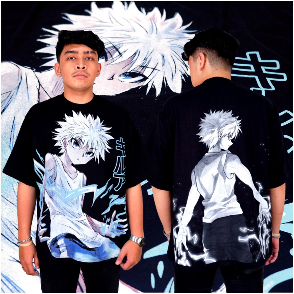 COD TSHIRT KILLUA ZOLDYCK HUNTER X HUNTER OVERSIZE KAOS GAME ANIME BIG SIZE
