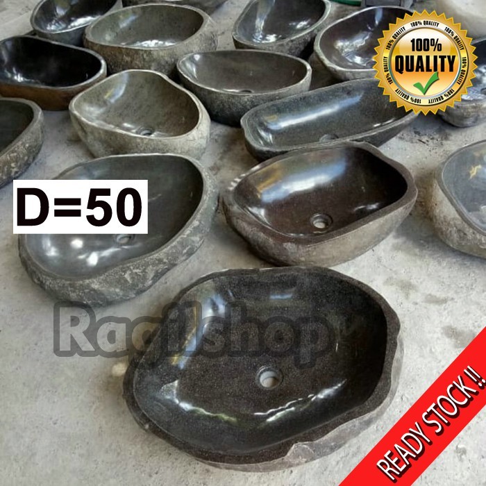 Wastafel Batu Kali Natural Untuk Taman Cafe Resto Hotel Toilet Dapur Dll Asli Bahan Batu Alam Tulung
