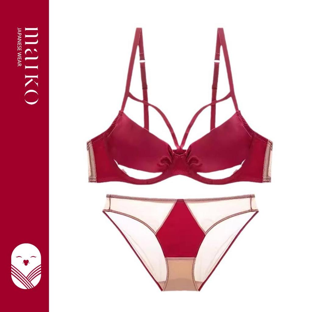 [ MAIKO JAPAN ] Sabrina Bra Set Celana Dalam Push Up Kawat Wanita Bh Import Korea CD Motif